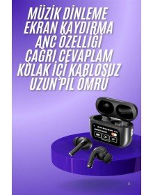 2.Nesil Pro Ekranlı Sesli Görüşme Yapabilen Kablosuz Bluetooth Kulaklık