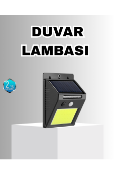 Solar Güçlü LED Dış Mekan Lambası – Güneş Enerjisiyle Şarj Olan Sensörlü Bahçe Işığı