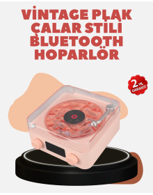 Retro Kristal Netliğinde Ses – Gece Işıklı Retro Bluetooth Hoparlör