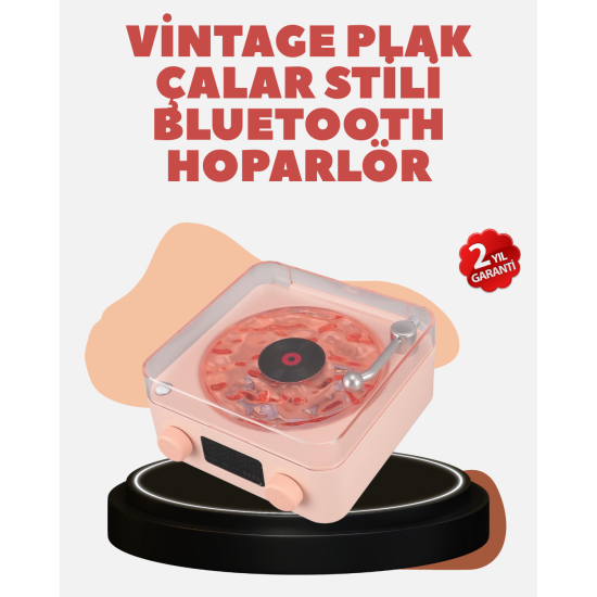 Retro Kristal Netliğinde Ses – Gece Işıklı Retro Bluetooth Hoparlör Retro Kristal Netliğinde Ses – Gece Işıklı Retro Bluetooth Hoparlör