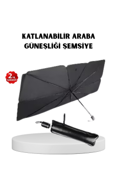 Katlanabilir Ön Cam Güneşliği Şemsiye – Her Araca Uygun Isı ve Işık Koruması