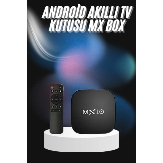 2.4G Wifi Tv Box Medya Oynatıcı TV Uyumlu MX Box Kutusu Android TV