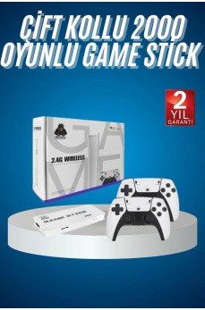 2.4 GHZ Oyun Konsolu Çift Konsol 4K Ultra Hd Game Stick