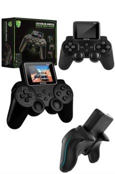 2.4 İnç Ekran 520 Oyunlu Retro Temalı Kablosuz Oyun Kolu El Atarisi