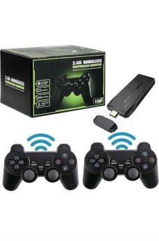 2 Kollu Kablosuz 2.4G Retro Oyunlar 4k Game Stick 3500 Oyun Atari 2 Kollu Kablosuz 2.4G Retro Oyunlar 4k Game Stick 3500 Oyun Atari