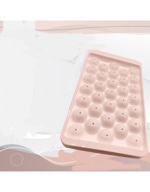 2 li Buz Kalıbı 33 Bölmeli Kristal Küre Buzluk - Mini Yuvarlak Buz Kalıbı