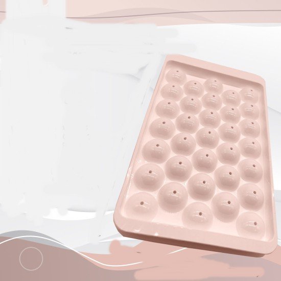 2 li Buz Kalıbı 33 Bölmeli Kristal Küre Buzluk - Mini Yuvarlak Buz Kalıbı 2 li Buz Kalıbı 33 Bölmeli Kristal Küre Buzluk - Mini Yuvarlak Buz Kalıbı