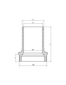 2''lik Sarı Hortum Rakoru