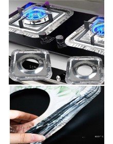 20 Adet Ocak Üstü Koruyucu Leke Önleyici Isıya Dayanıklı Yıkanabilir Ocak Gözü Izgara Koruyucu Folyo