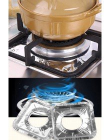 20 Adet Ocak Üstü Koruyucu Leke Önleyici Isıya Dayanıklı Yıkanabilir Ocak Gözü Izgara Koruyucu Folyo