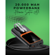 20000 mAh Taşınabilir Powerbank | Çok Kablolu, Hızlı Şarj Destekli (22.5W)