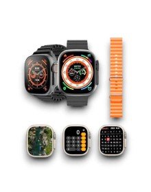 2025 Model Akıllı Saat Çift Kordon Ios Ve Android Arama Cevaplama Sesli Asistan