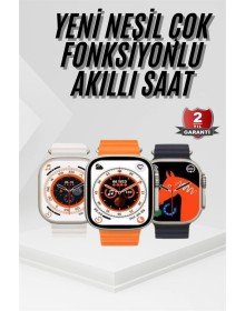 2025 Model Akıllı Saat Kordon Hediyeli Çağrı Cevaplama Uzun Pil Süreli Android İOS Uyumlu