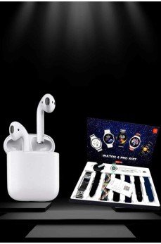 2025 Model Akıllı Saat ve 2.Nesil TWS Bluetooth Kulaklık Yüksek Ses Kaliteli