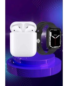 2025 Model Akıllı Saat ve 2.Nesil TWS Bluetooth Kulaklık ANC Özelliği Amoled Ekran