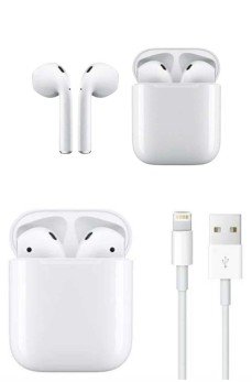 2025 Model Çağrı Cevaplayabilen Bluetooth Kulaklık Beyaz Dokunmatik Kontrol