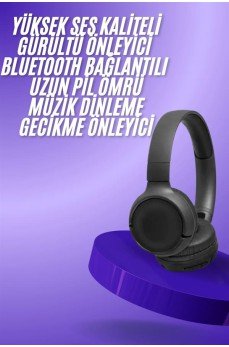 2025 Model Kulak Üstü Bluetooth Hoparlör ANC Özellikli