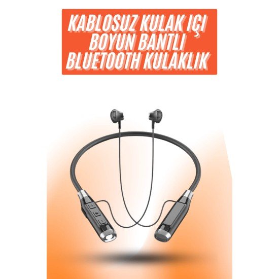 Yeni Nesil Silikonlu Kulak İçi Kablosuz Kesintisiz Bluetooth Kulaklık Kablolu