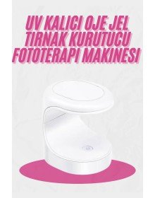 Kalıcı Oje Kurutucu Mini UV Işınlı Taşınabilir Hızlı ve Pratik Oje Kurutucu