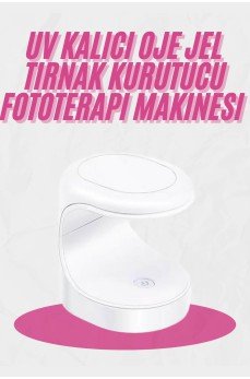 Kalıcı Oje Kurutucu Mini UV Işınlı Taşınabilir Hızlı ve Pratik Oje Kurutucu