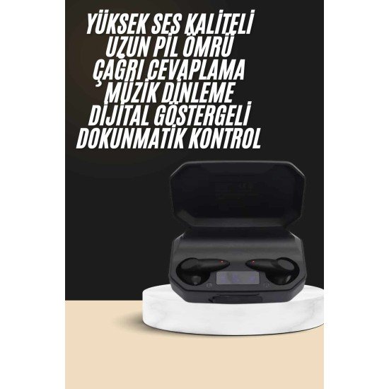 Kulak İçi Bluetooth Kulaklık Rgb Işıklı Çift Mikrofonlu iOS/Android Uyumlu BT 5.2