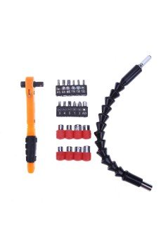 22 Parça Lokma ve Tornavida Ucu Seti Uzatmalı 22 Parça Lokma ve Tornavida Ucu Seti Uzatmalı