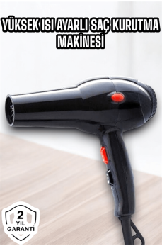 2200 Watt Profesyonel Saç Kurutma Makinesi Güçlü ve Dayanıklı Tasarım 2200 Watt Profesyonel Saç Kurutma Makinesi Güçlü ve Dayanıklı Tasarım