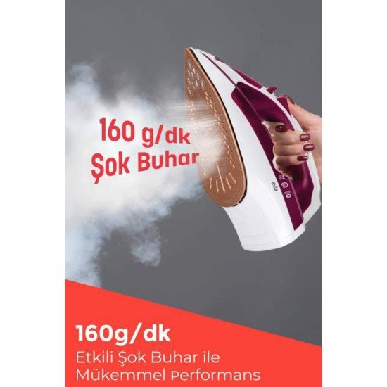 2200W Seramik Kaplama Estetik Tasarımı 360 Derece Dönebilir Kablosu