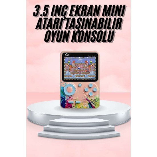 3.5 İnç Klasik Retro LCD Ekran 500 Oyunlu Oyun Konsolu Taşınabilir