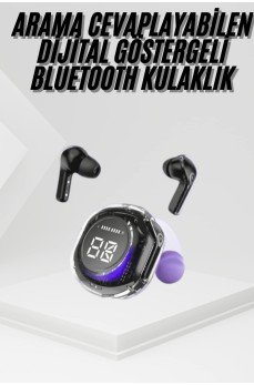 Kablosuz Dijital Göstergeli Powerbanklı IOS ve  Android Uyumlu  Kulaklık
