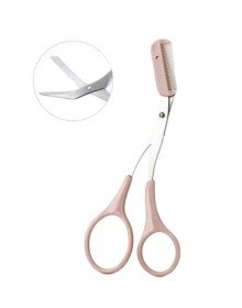 2'li Kaş Bakım Seti Taraklı Kaş Makası Ve Kaş Usturası Kaş Şekillendirici