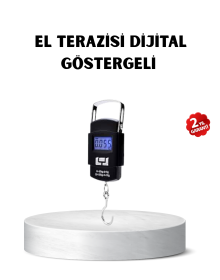 Portatif Dijital El Kantarı – Bavul, Kargo ve Paket Tartı Cihazı 50 Kg