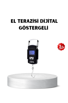 Portatif Dijital El Kantarı – Bavul, Kargo ve Paket Tartı Cihazı 50 Kg