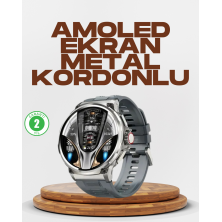 Şık Metal Kasa ve Değiştirilebilir Kordonlarla SW80 Smartwatch