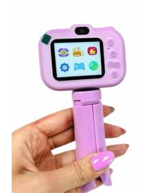 Çocuk Için Eğitici Video Kamera Ayaklı Mini Fotoğraf Makinesi