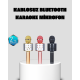 Taşınabilir Karaoke Mikrofon – Bluetooth, USB ve AUX Girişli