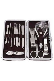 12 Parça Manikür Pedikür Seti Tırnak Bakımı Nasır Temizleme El Ayak Bakımı