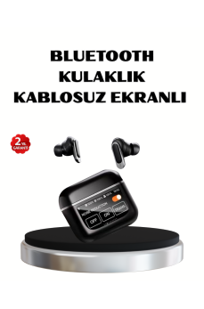 ANC Teknolojili Kablosuz Bluetooth Kulaklık – Dokunmatik, Dijital Göstergeli, Yüksek Ses Kalitesi