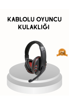 Profesyonel  Kulaklık – Mikrofonlu, Yumuşak Pedli, Stereo Ses Kalitesi, Tere Dayanıklı