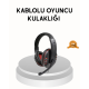 Profesyonel  Kulaklık – Mikrofonlu, Yumuşak Pedli, Stereo Ses Kalitesi, Tere Dayanıklı