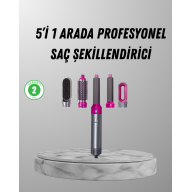 5’i 1 Arada Saç Şekillendirici Set Kuaför Düzeyinde Performans ve Ergonomik Tasarım