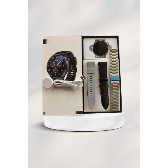 Akıllı Saat Çoklu Kordon Seçeneği Amoled Ekran Çok Fonksiyonlu Bluetooth Bağlantılı Akıllı Saat Çoklu Kordon Seçeneği Amoled Ekran Çok Fonksiyonlu Bluetooth Bağlantılı