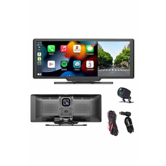 4K Ultra Araç İçi Ön ve Arka Kameralı Ekran HD 2 Kameralı Torpido Üstü Araç Multimedya 4K Ultra Araç İçi Ön ve Arka Kameralı Ekran HD 2 Kameralı Torpido Üstü Araç Multimedya