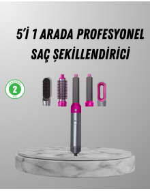 5’i 1 Arada Saç Şekillendirici Set Kuaför Düzeyinde Performans ve Ergonomik Tasarım