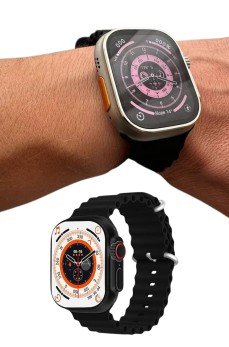 Akıllı Saat ve Kulaklık Seti Dokunmatik Ekran 5.0 Bluetooth Bağlantılı Sesli Görüşme