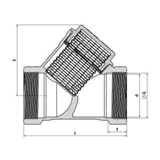 3/4 Filtre Pislik Tutucu Pirinç