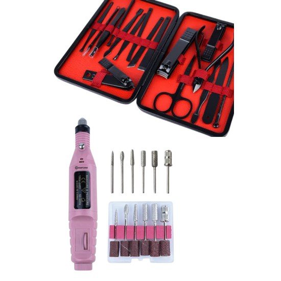 Kadınlar İçin 3 Kordonlu Akıllı Saat ve Dijital Göstergeli Powerbankli Bluetooth Kulaklık Dokunmatik Kontrol