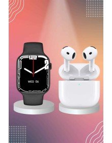 3.Nesil TWS Bluetooth Kulaklık ve Dokunmatik Ekran Akıllı Saat Sesli Görüşme