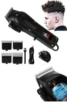 Profesyonel Saç Kesme Aleti Dijital Saç Sakal Tıraş Makinesi Uzun Ömürlü