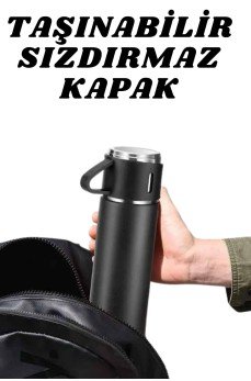 3 Bardaklı Termos Seti Anneler Gününe Özel Hediye Taşınabilir Sızdırmaz Isı Koruyucu 3 Bardaklı Termos Seti Anneler Gününe Özel Hediye Taşınabilir Sızdırmaz Isı Koruyucu
